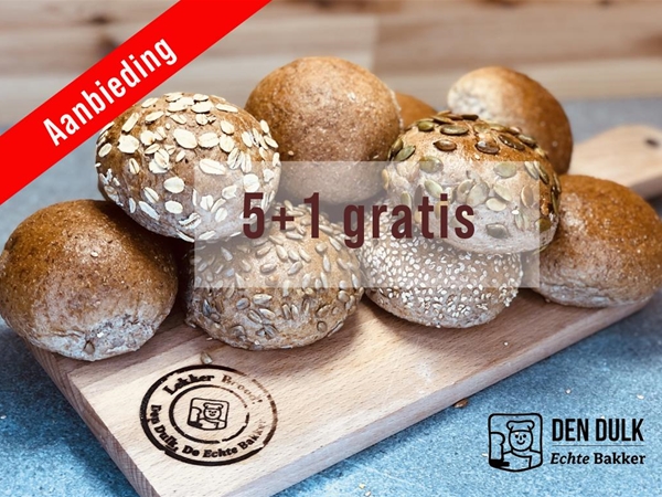 ZAKJE 6 st. Midi vokoren assorti