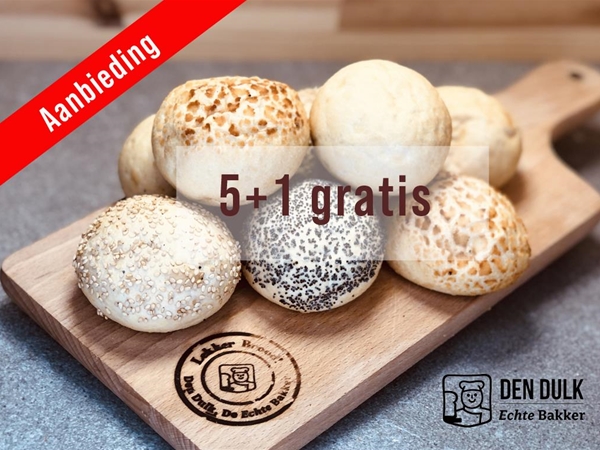 ZAKJE 6 st. Harde midibollen ass. VGB