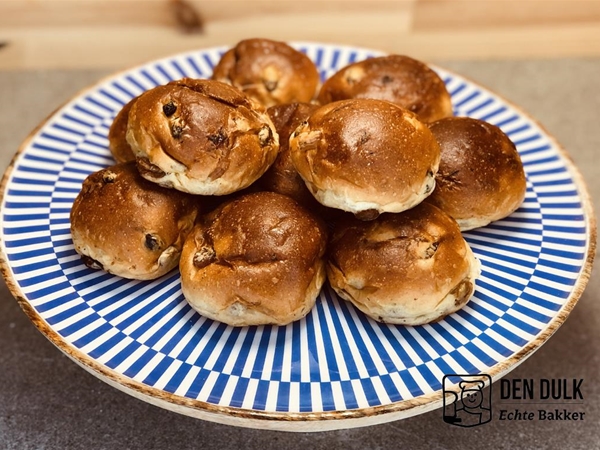 ZAKJE 10 st. Midi rozijnenbollen