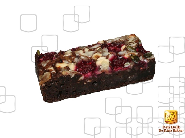 Glutenvrij Brownie/Framboos