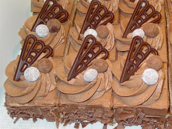 Chocoladeslagroomtaart 12 personen