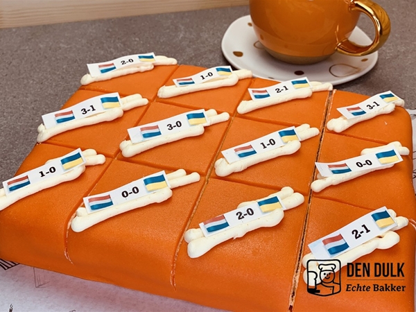 Pouletaart Ned elftal 12 personen
