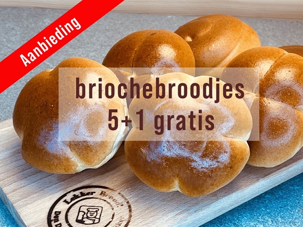 5+1 kleine briochebroodjes