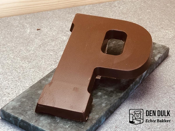 Melk chocolade letter